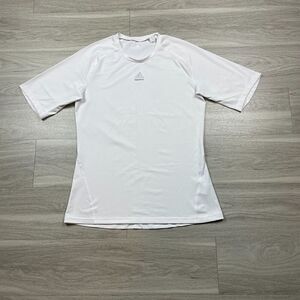 Adidas Shirt Mens Extra Large White Techfit Training Gym Active
